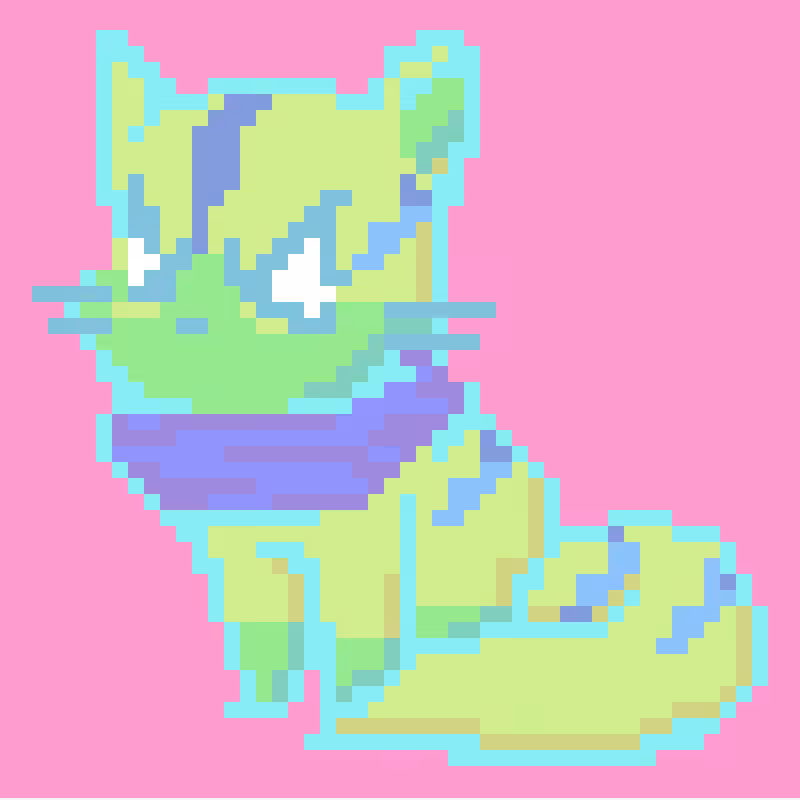 Pastel Pixel Kittens #2