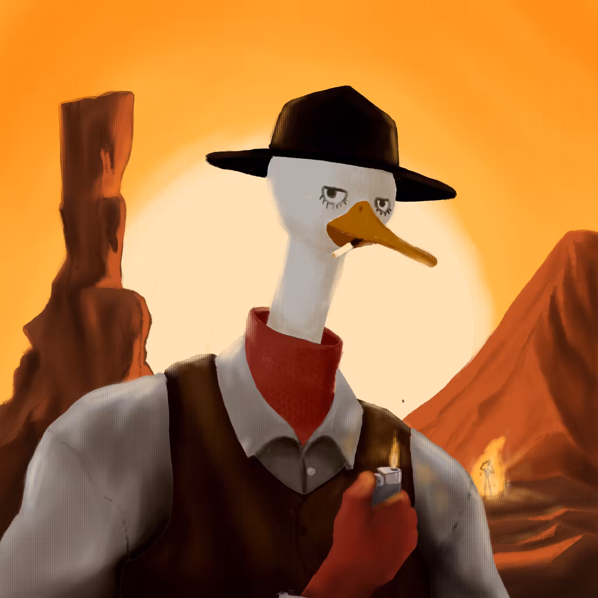 duck is a cowboy 19