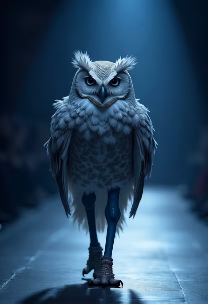 Art in the Age of AI: Stage Lights, Owl Nights