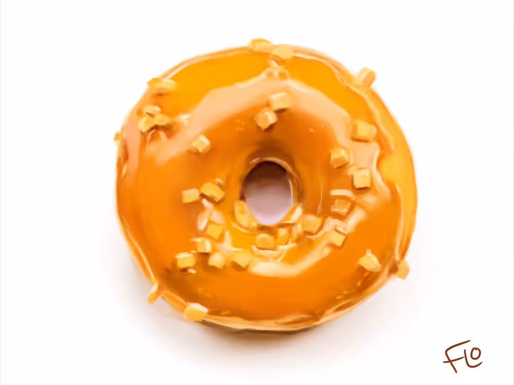Caramel Fudge Donut
