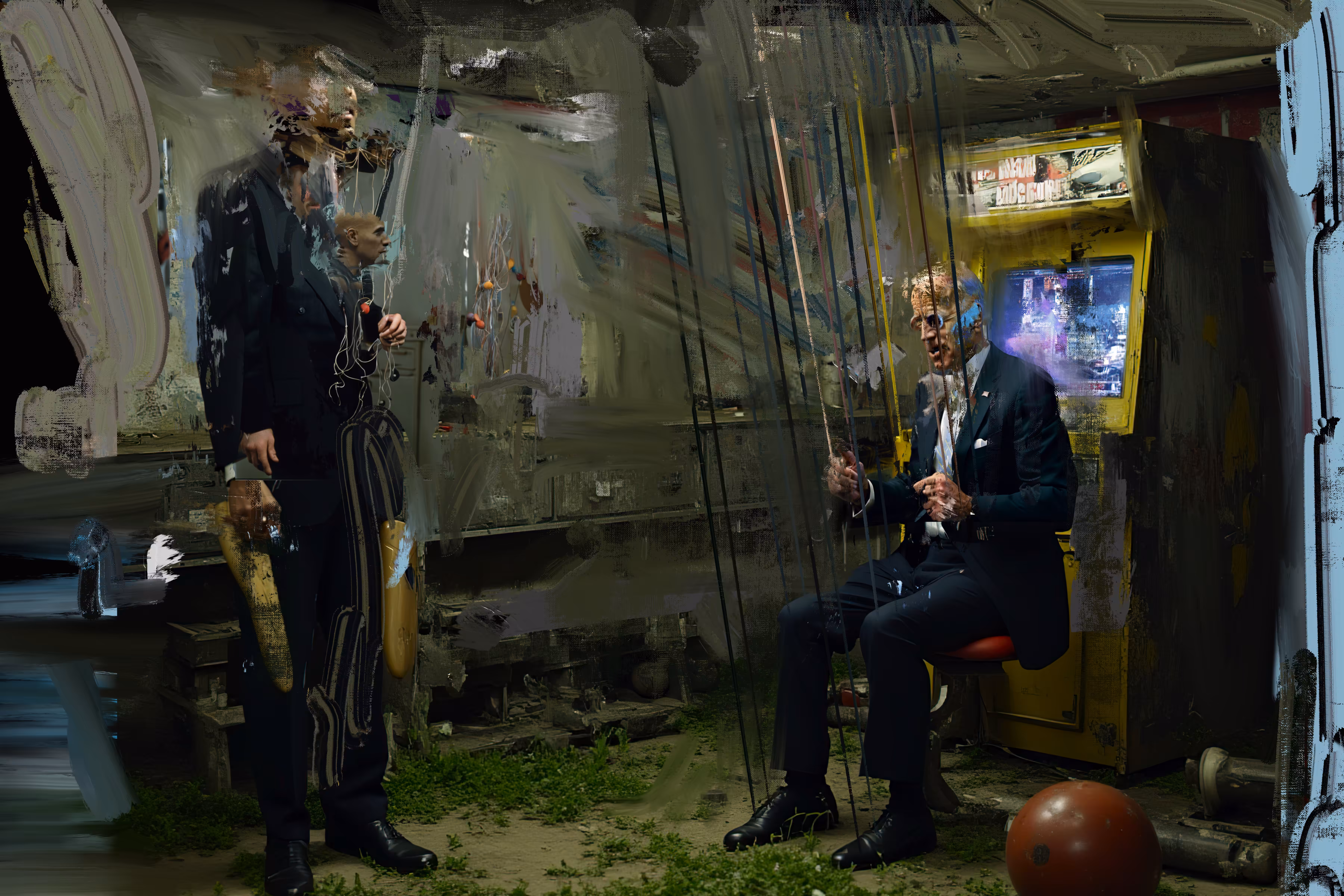 The Puppet Master - Arcade War Machine (Study)