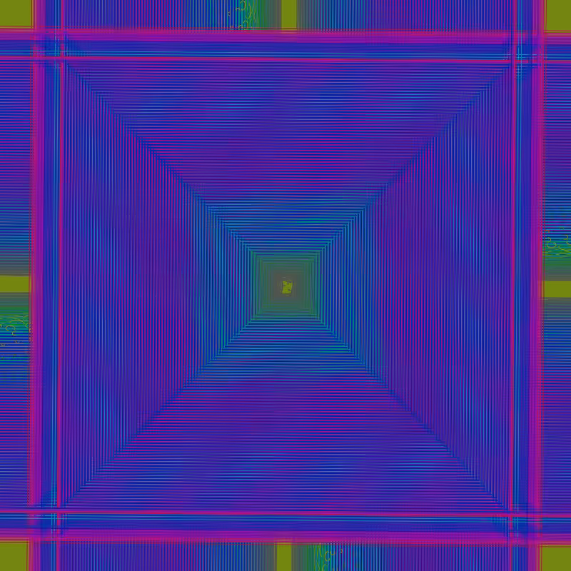 Fibonacci Rainbow Spirals 15 #2