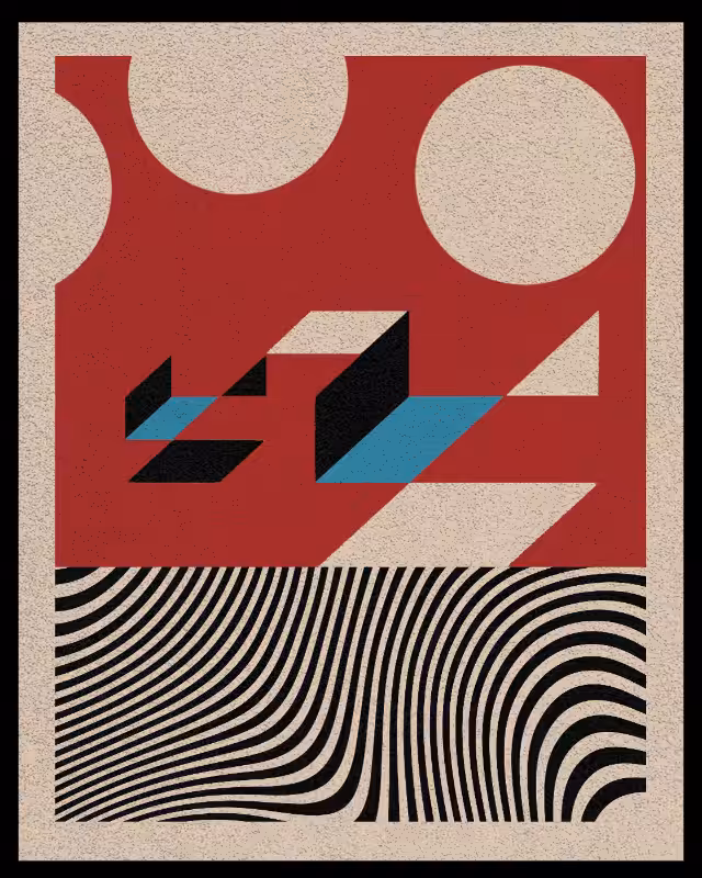 Bauhaus art #red #35
