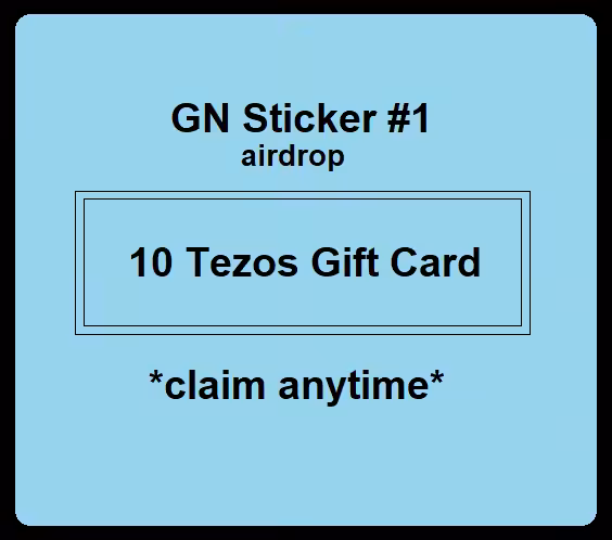 Gift card - 10 xtz