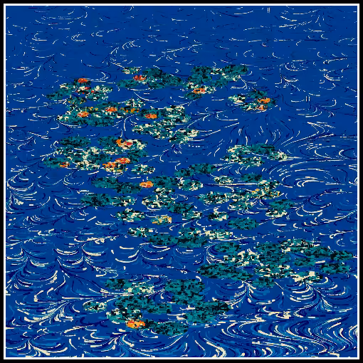Polluted water lilies #7