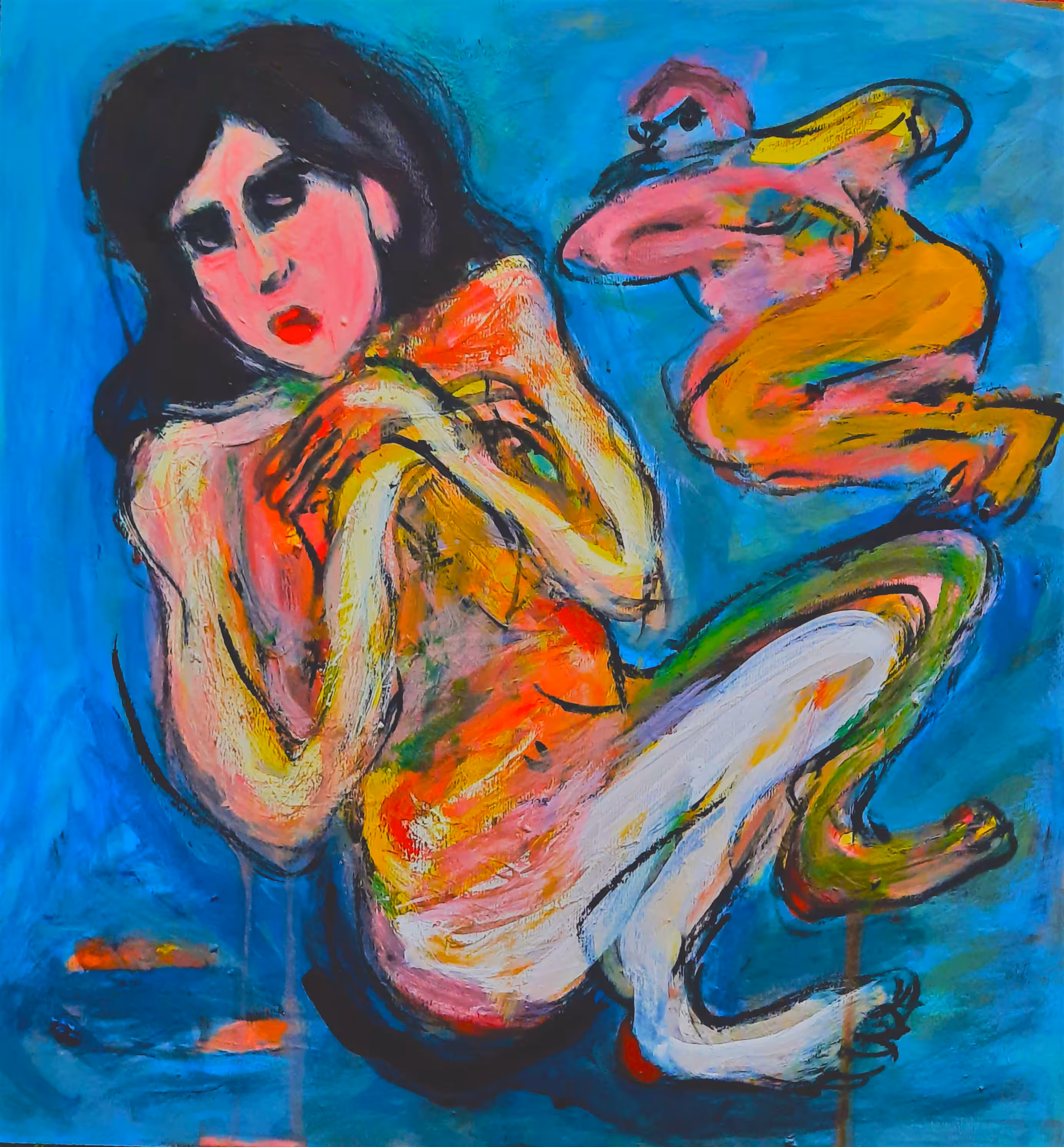 Abstractin painting