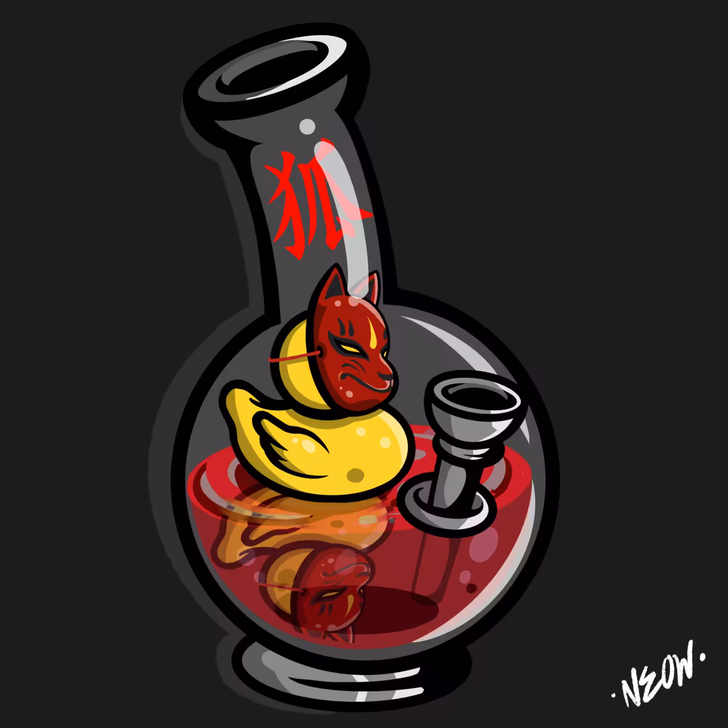 MR.DUCK - Kitsune Red