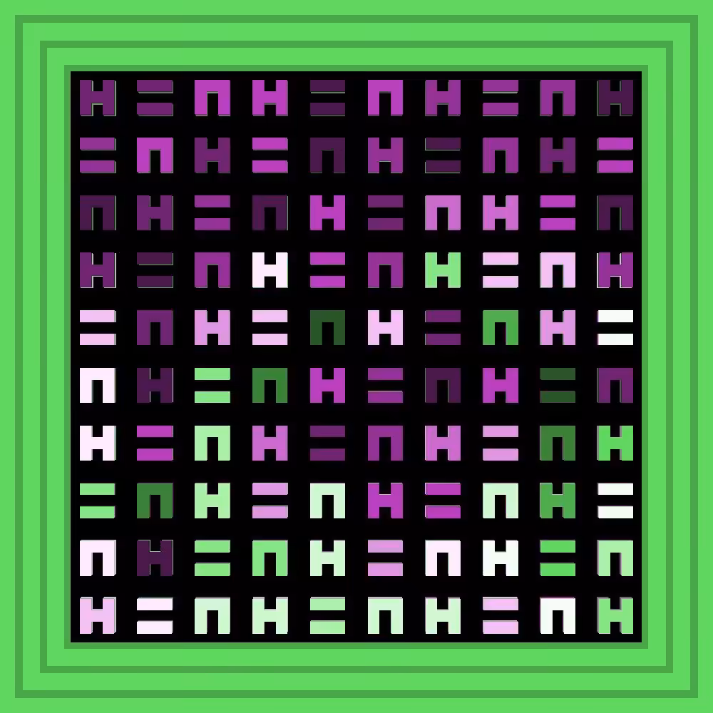 01001000 01000101 01001110 00001101 00001010 :: Procedural Symbols (H=N) #495/1000