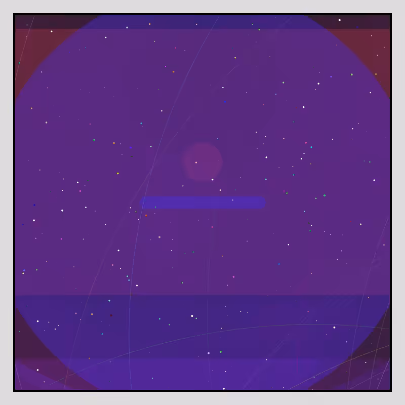 Color Field Starry B #48