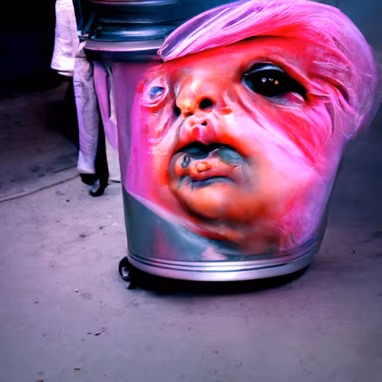 80s trashcan baby