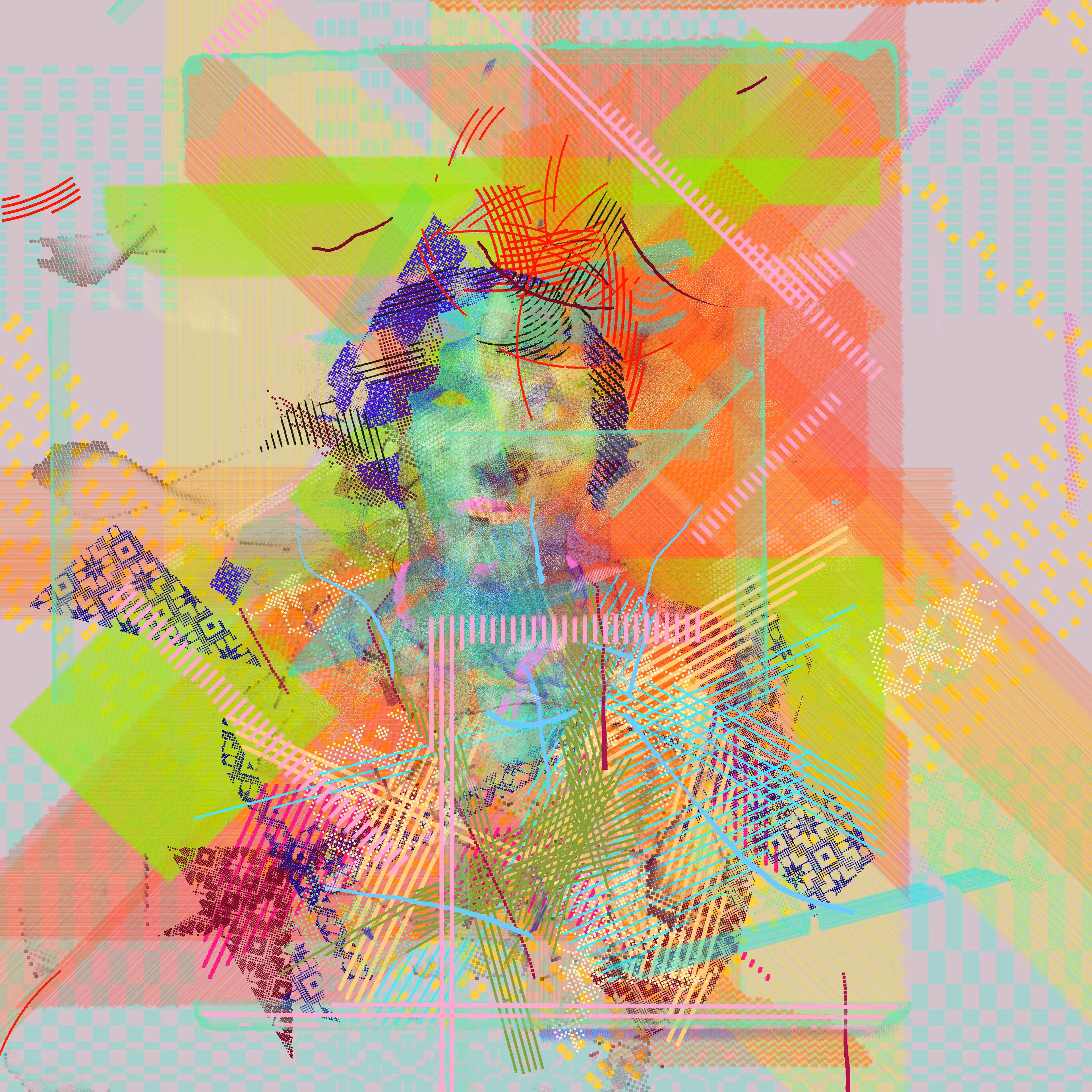 men and women as dreams or dots