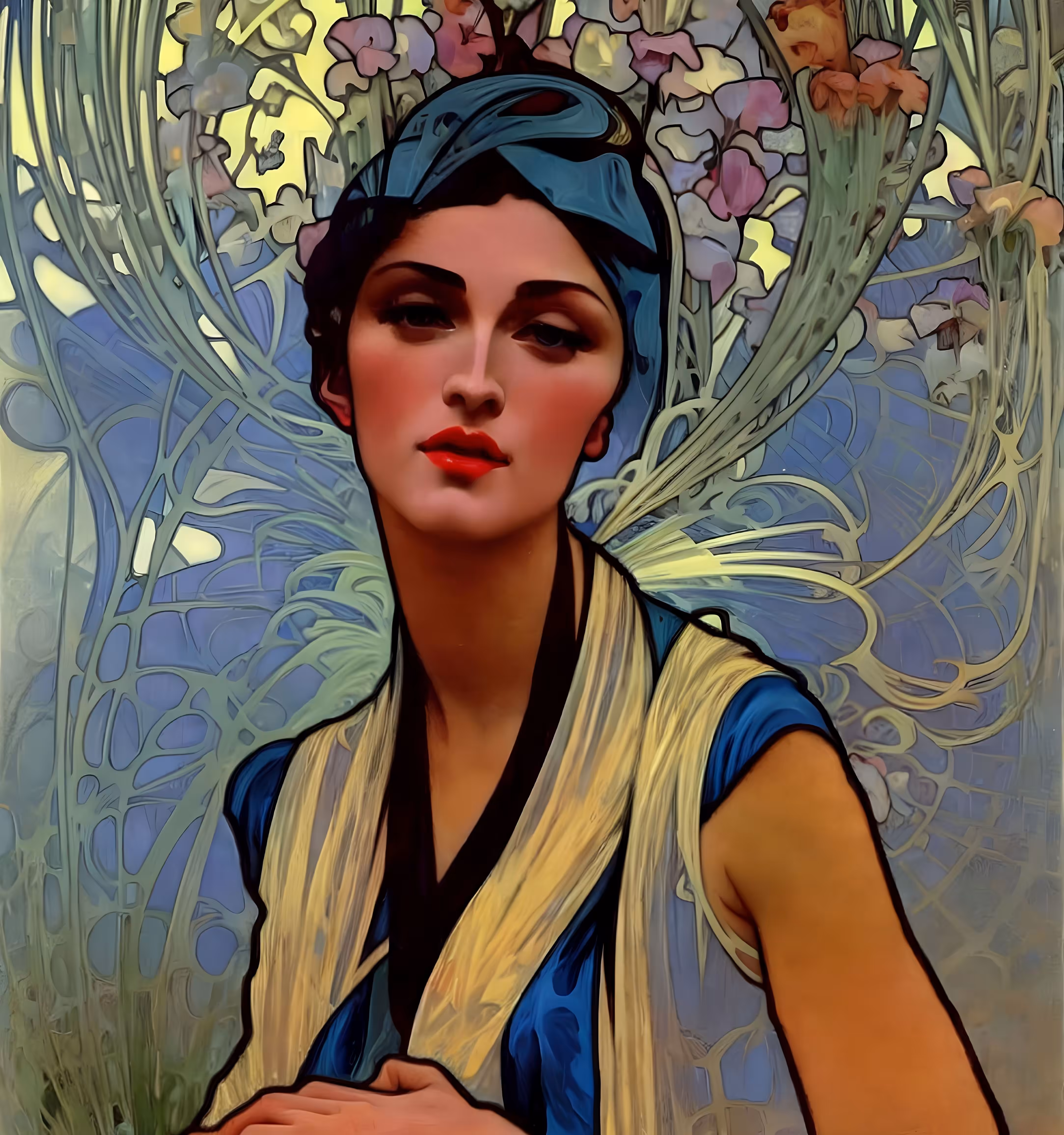 Beauty in a blooming garden