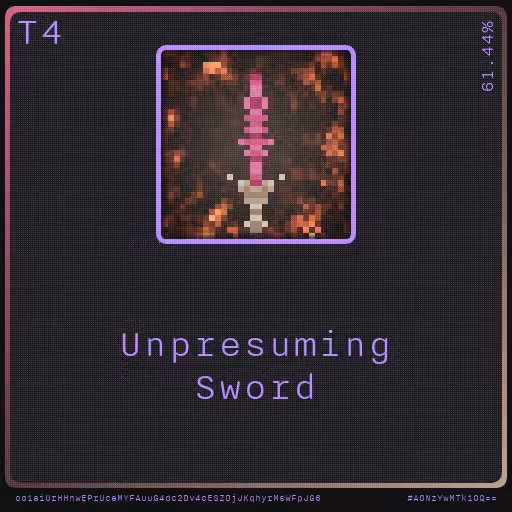 Gear for your quests - Sword #14