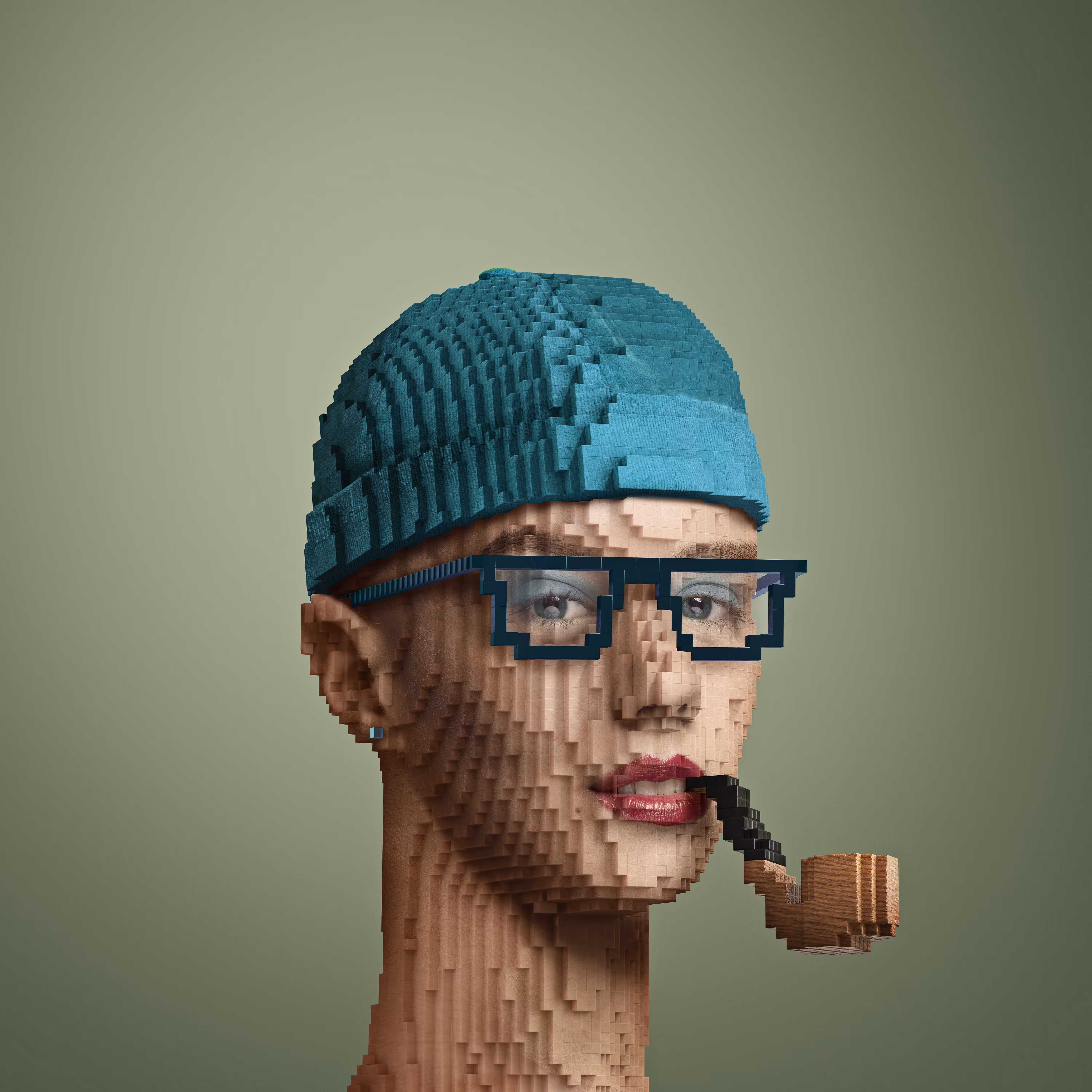 Block Head Punk 046