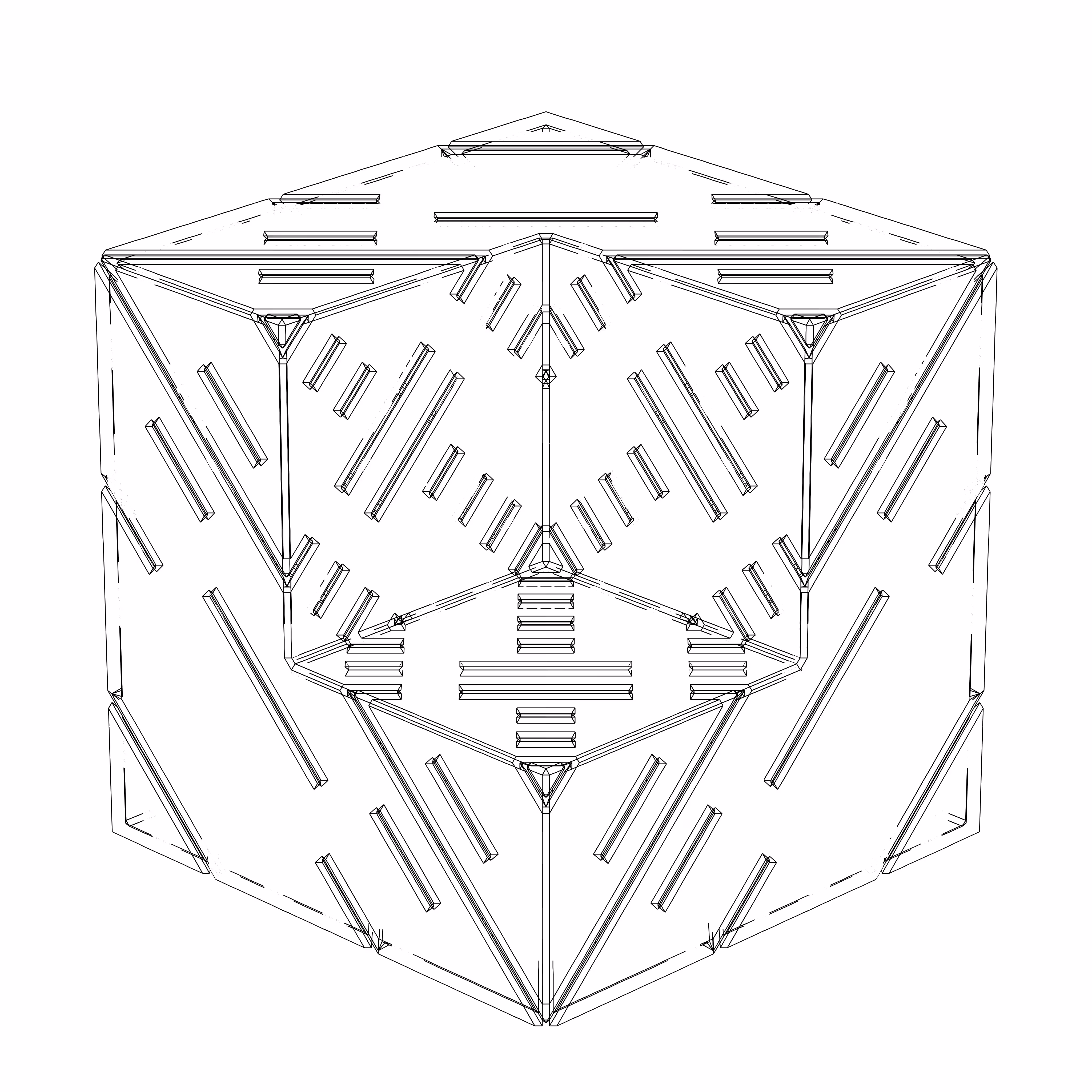 LL21 Alien Art Cube #174