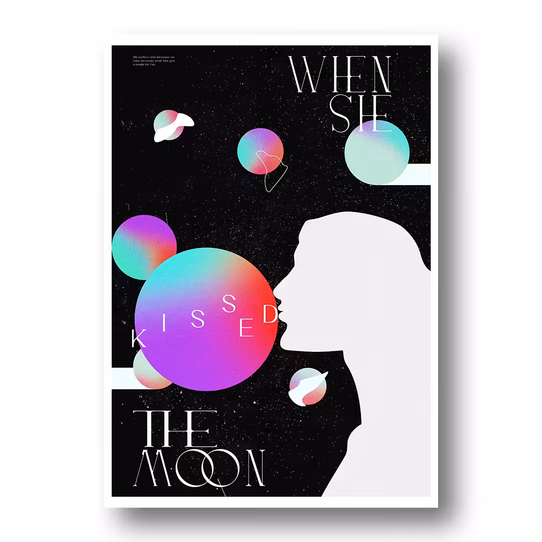 when she kissed the moon