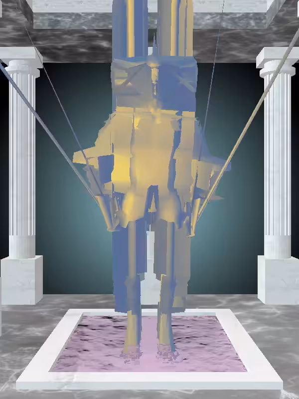 HeavenComputer: The Jumping Sunlit Cobalt Man #901