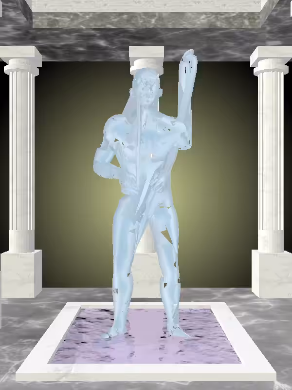 HeavenComputer: The Old Ethereal Blue Man #1172