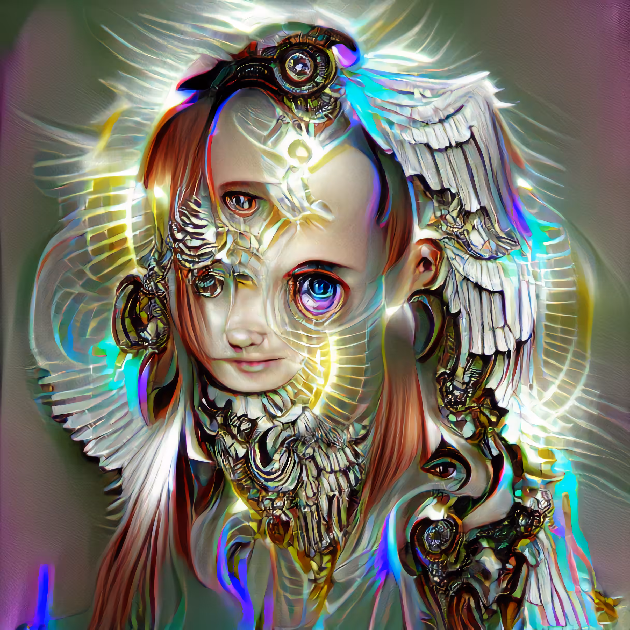 machine generated light arts tulpa