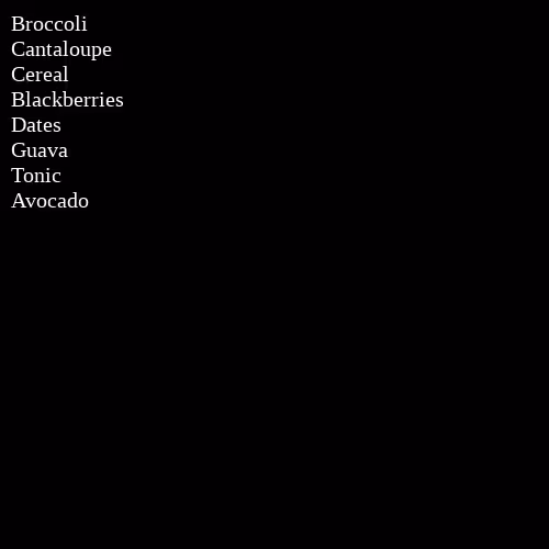 Grocery List #62