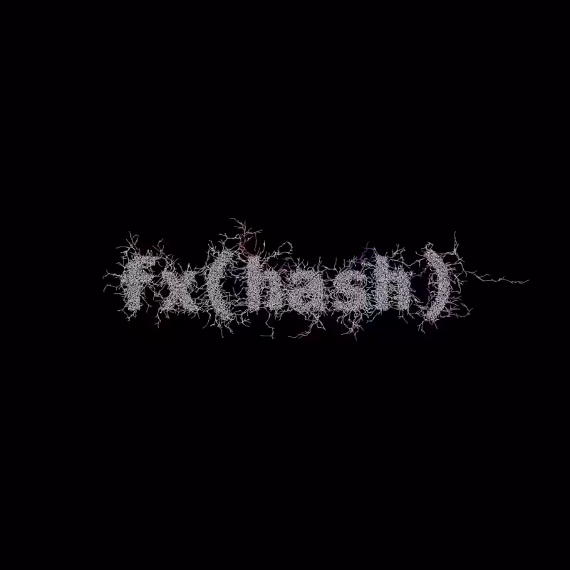FXHASH Logo with Features #416