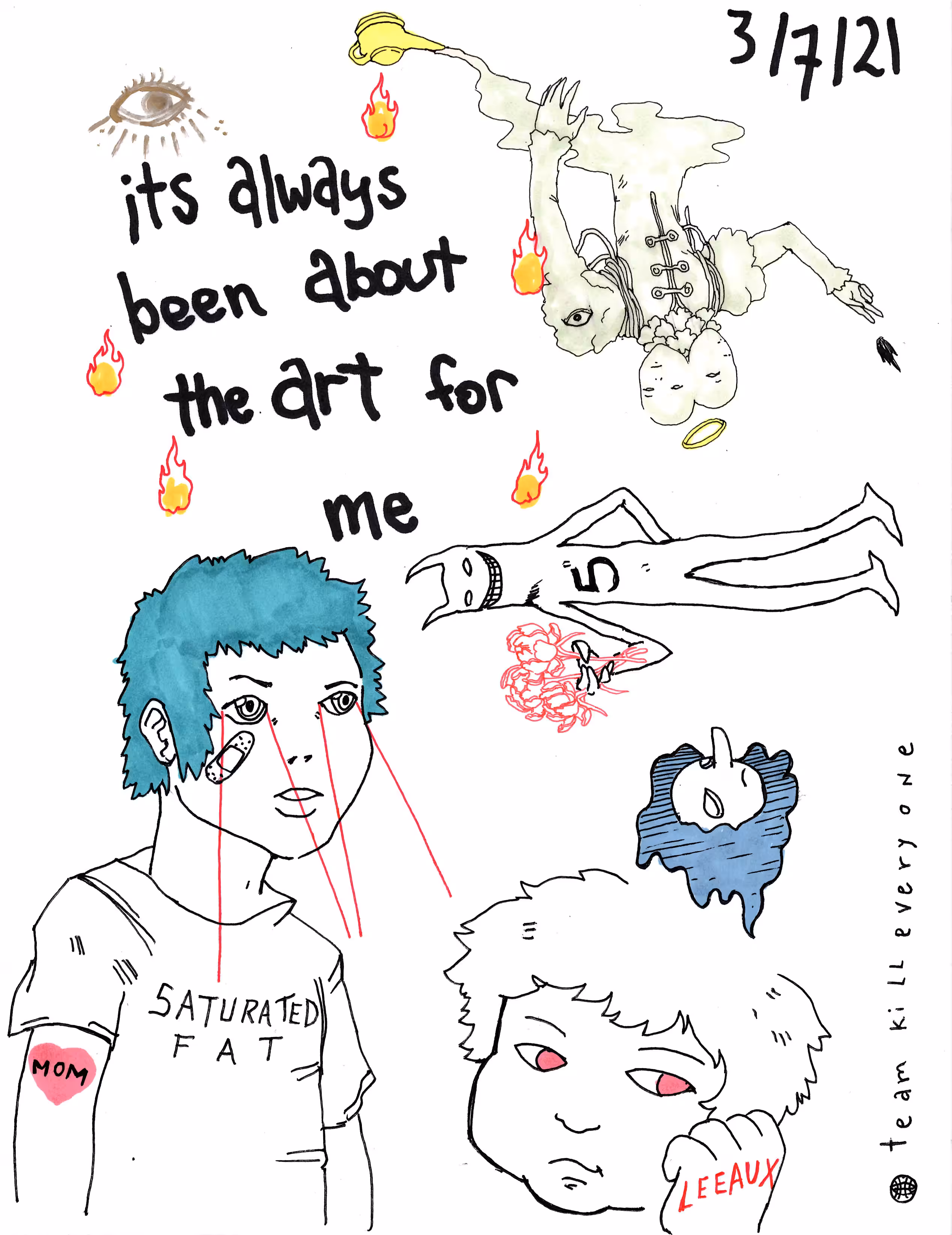 ITS ALWAYS BEEN ABOUT THE ART FOR ME 3/07/21