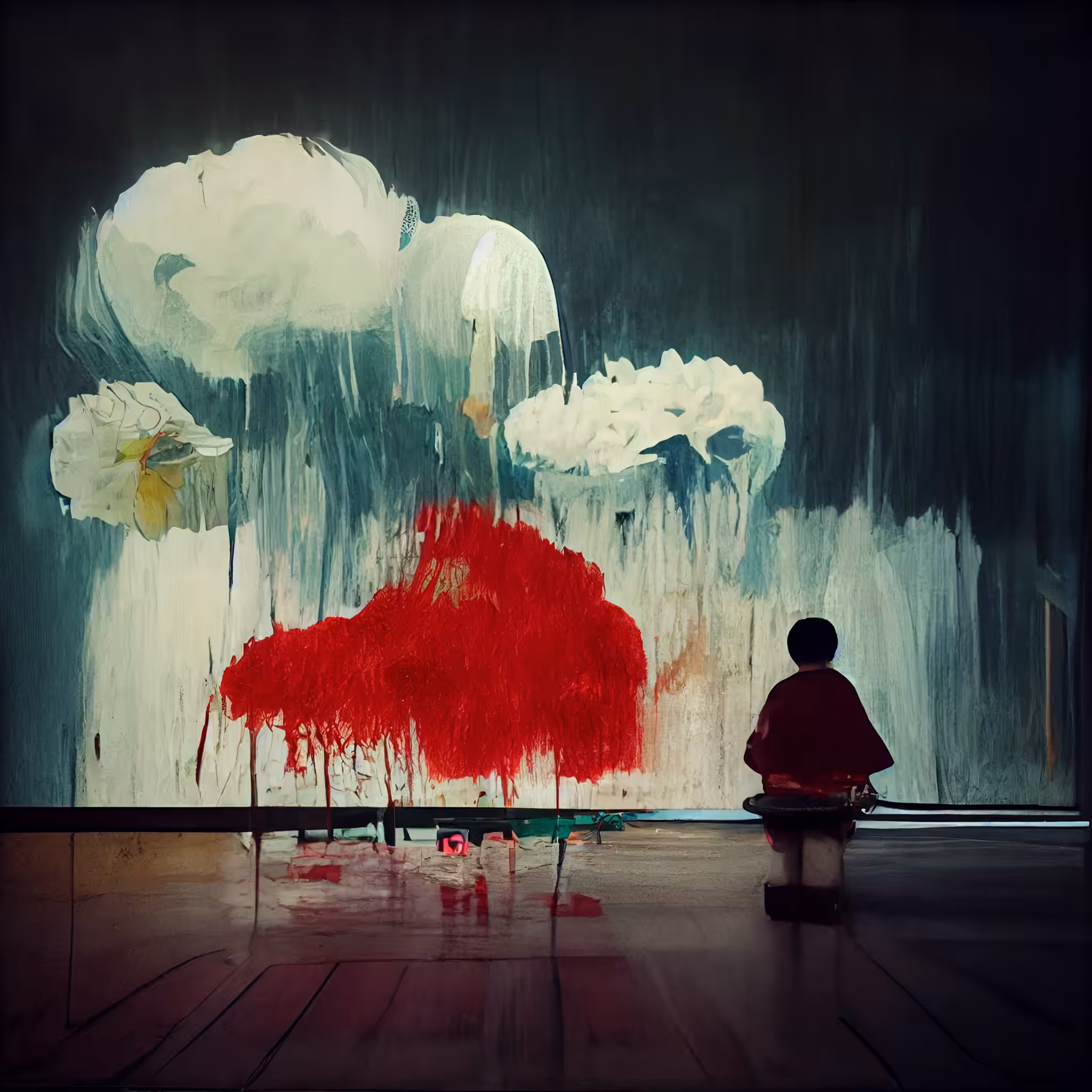 Cy Twombly x Studio Ghibli #1