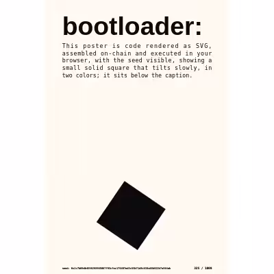 bootloader: selfie #325