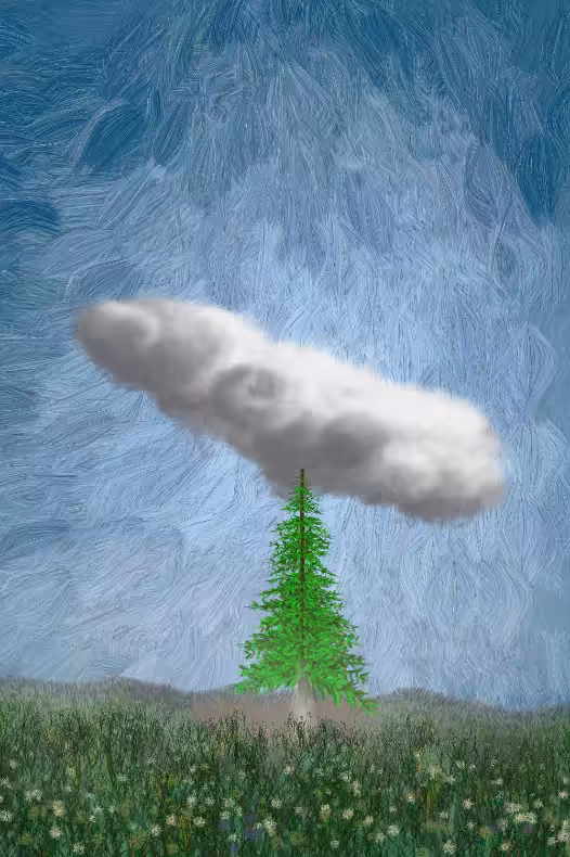 Tree and Cloud #130