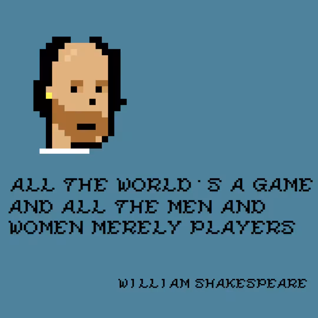 Shakespeare's CryptoPunk poetry