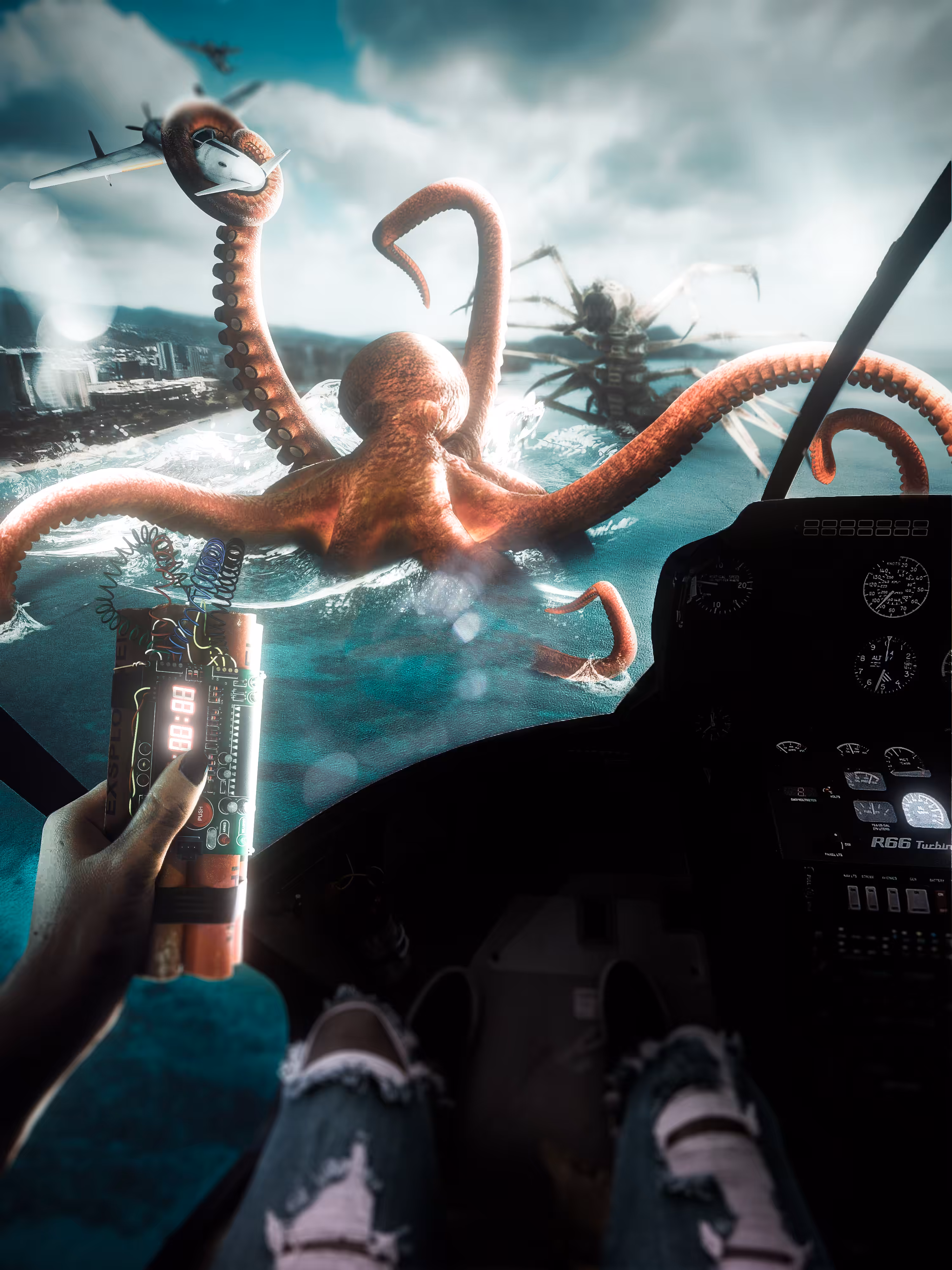 Angry Octopus