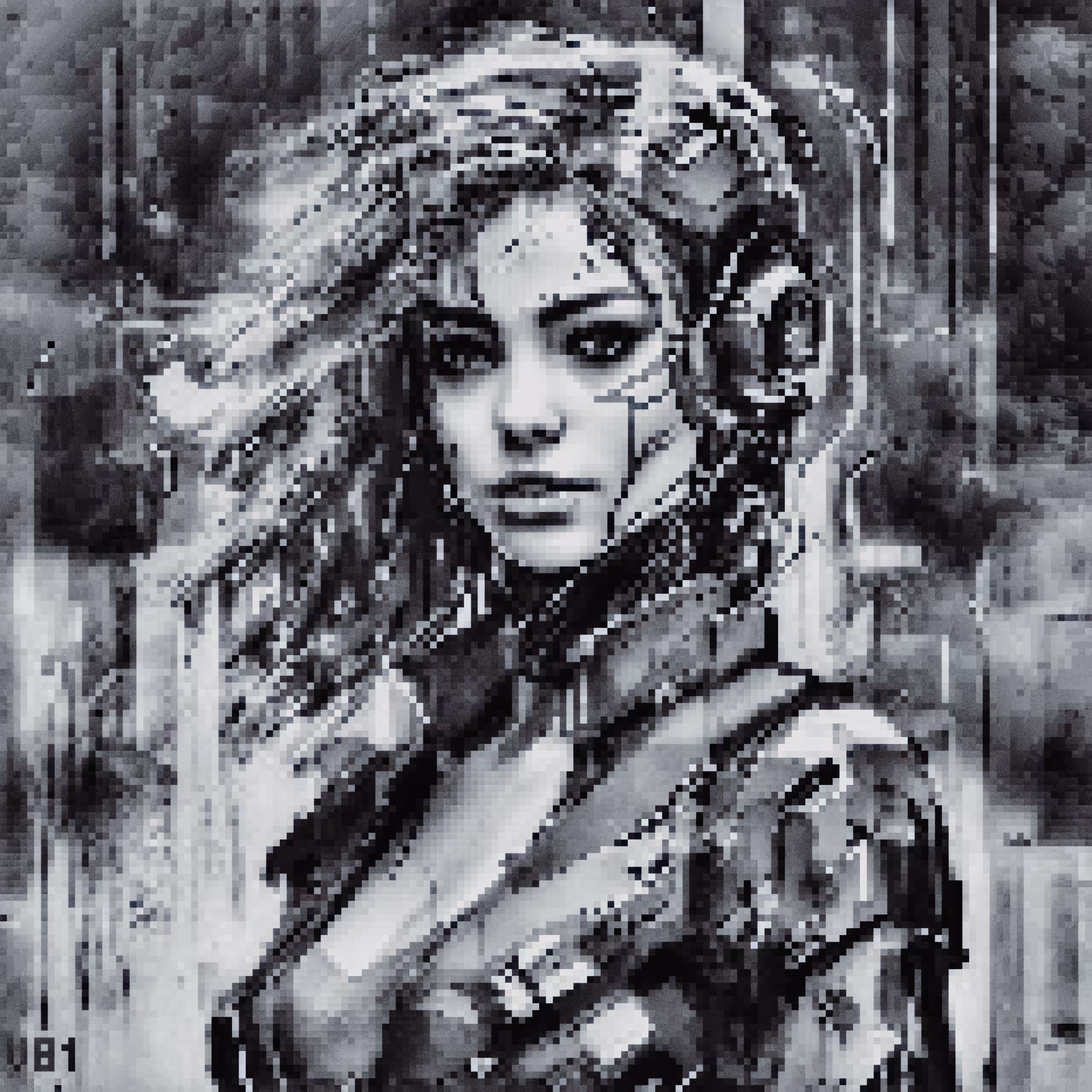 The cyberpunk we deserve. : Monochrome