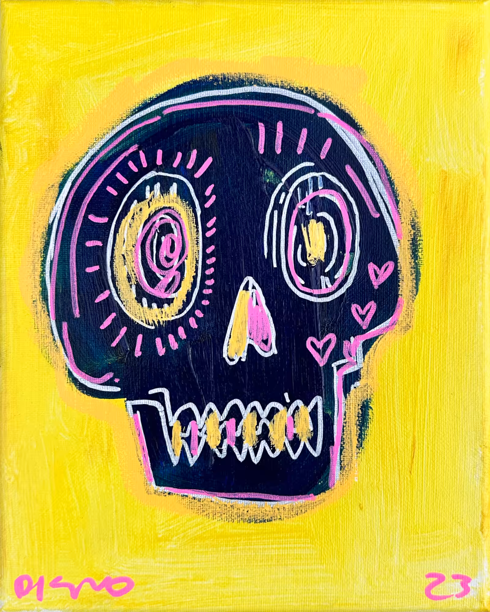 Yellow skull