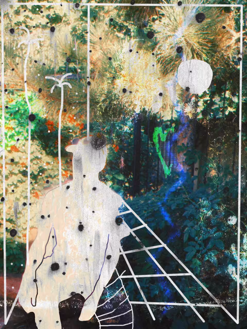 Echoes of the Forest: A Digital Collage