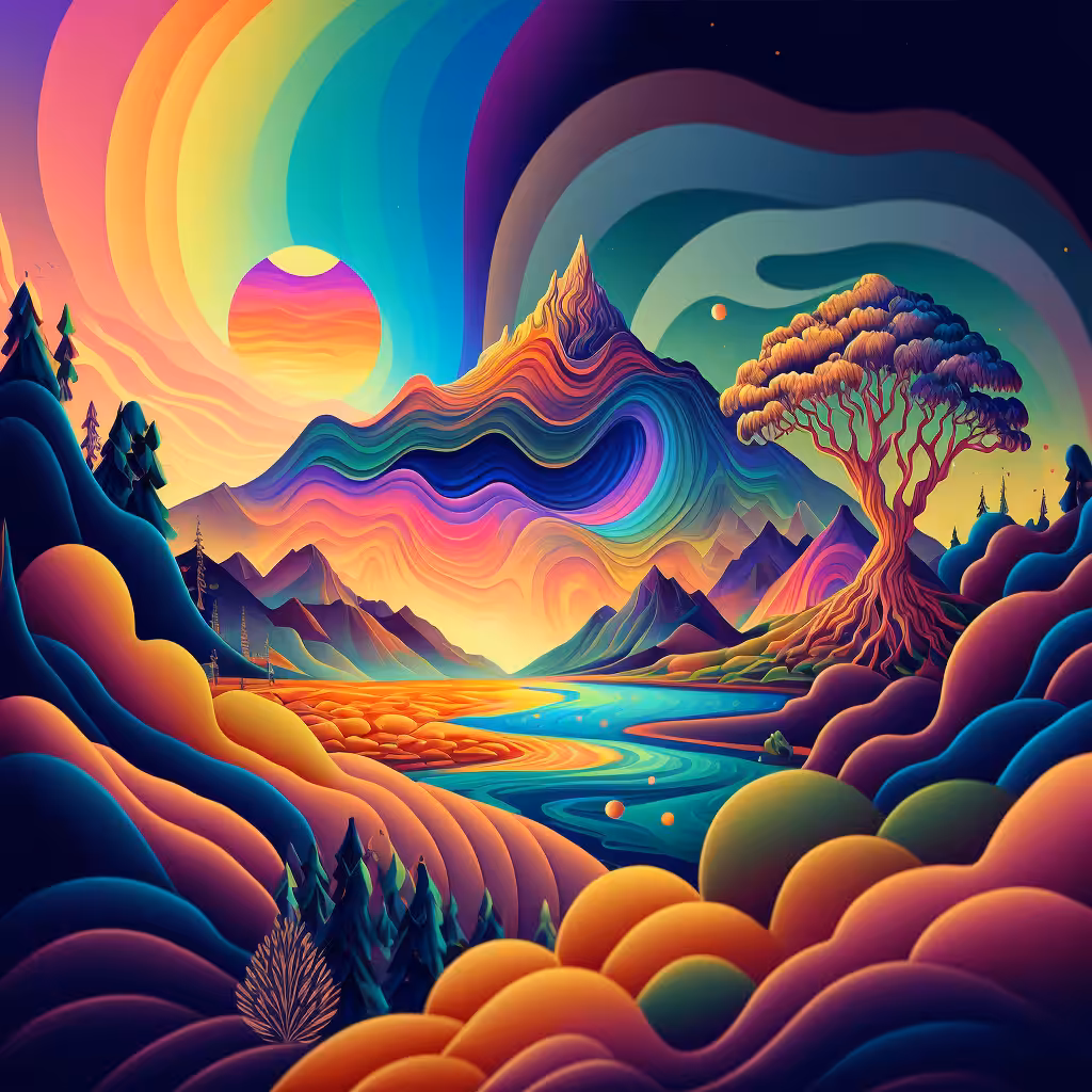 Psychedelic Landscape #45