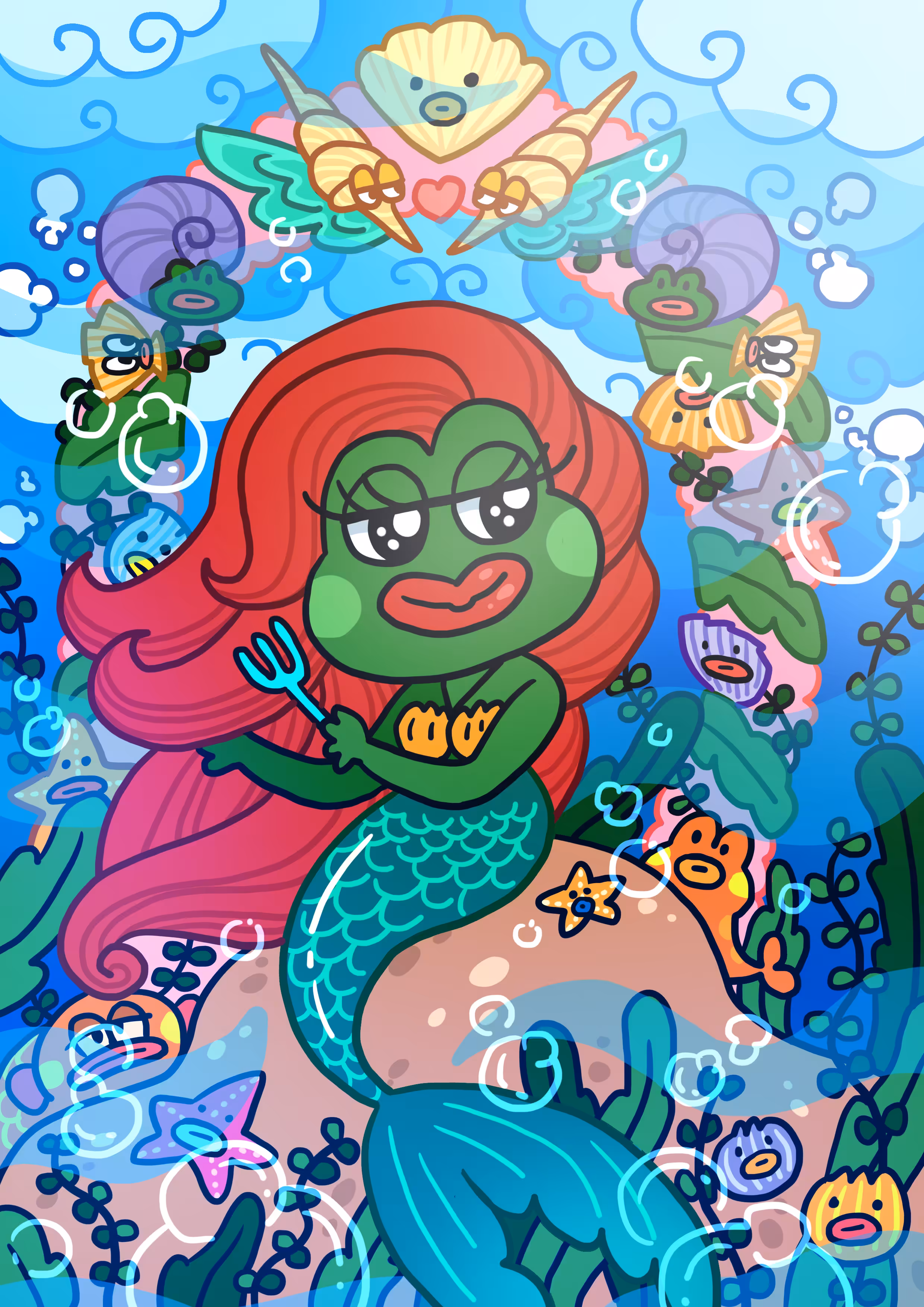 Ariel Pepe The Little mermaid