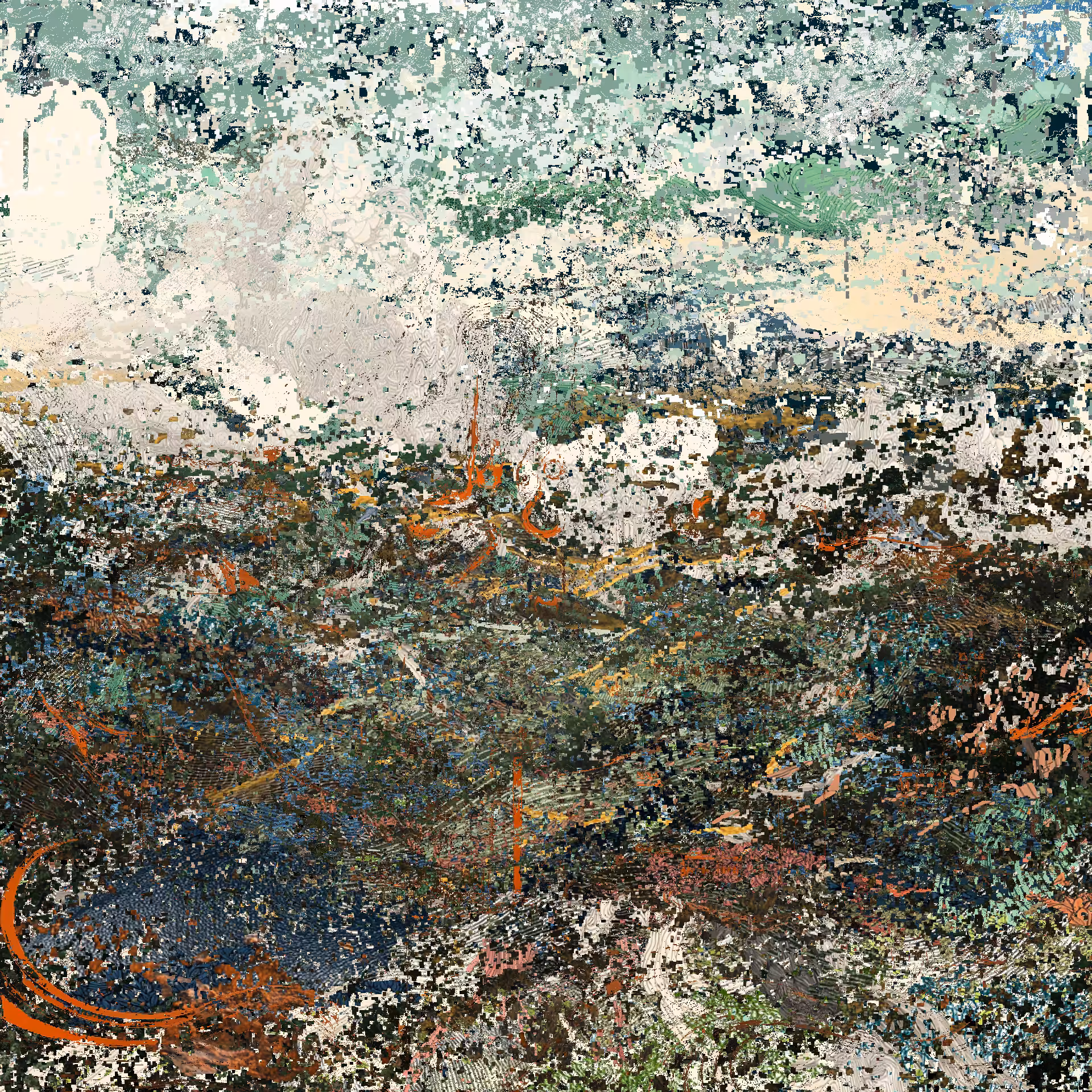 Residual data from a future landscape I