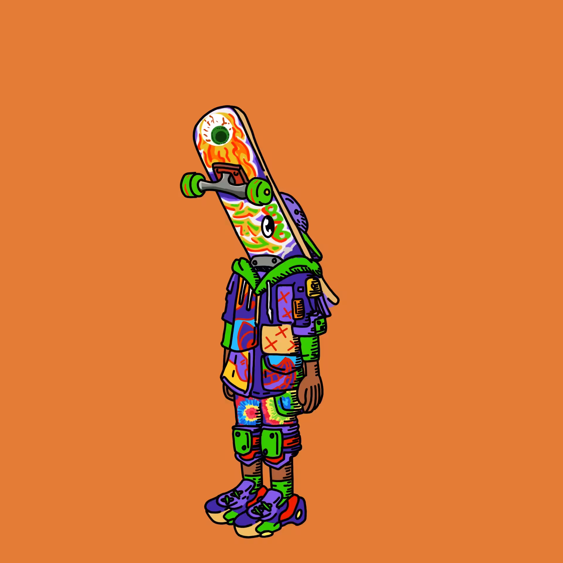 One eyed guys: Skateboarder OEG