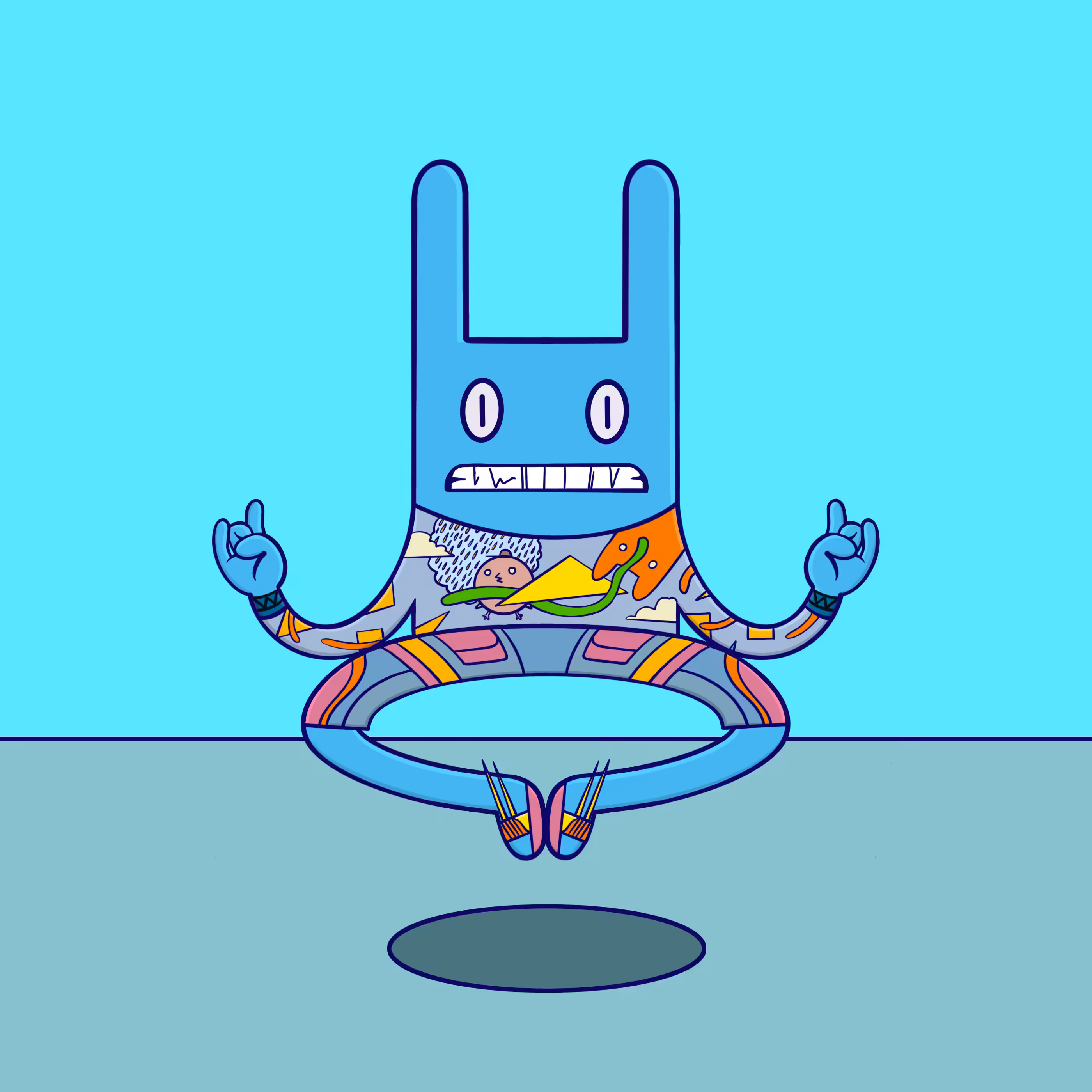 Meditation Rabbit #75
