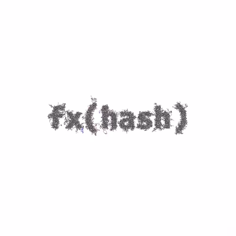 FXHASH Logo with Features #147