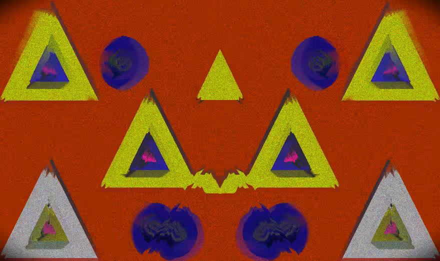 3.14 photo, glitch, NOS, et. al...: 3lite triangl3 ritual_2.0