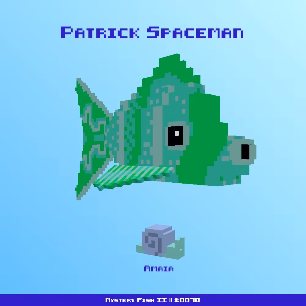 Patrick Spaceman :: Mystery Fish 0070/1000