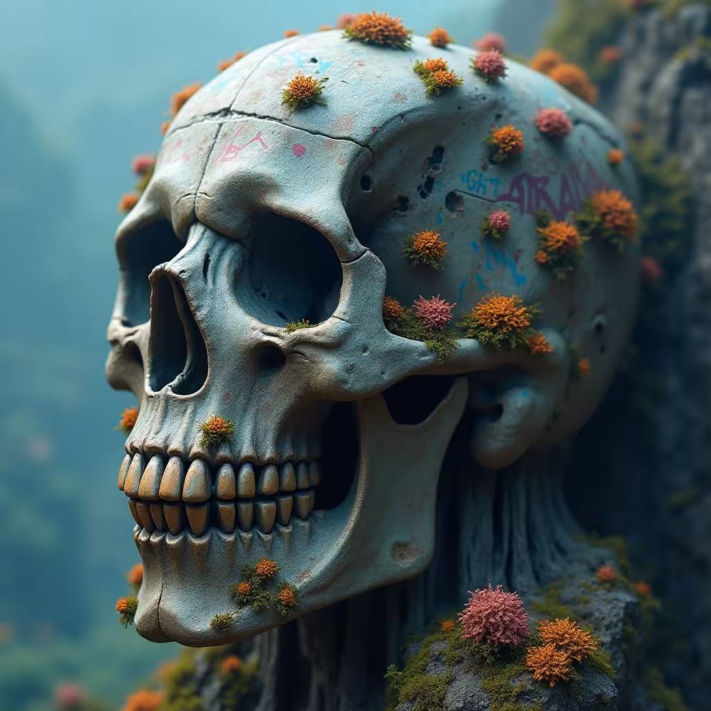 NightCafe Creations: Mystic Skull 3