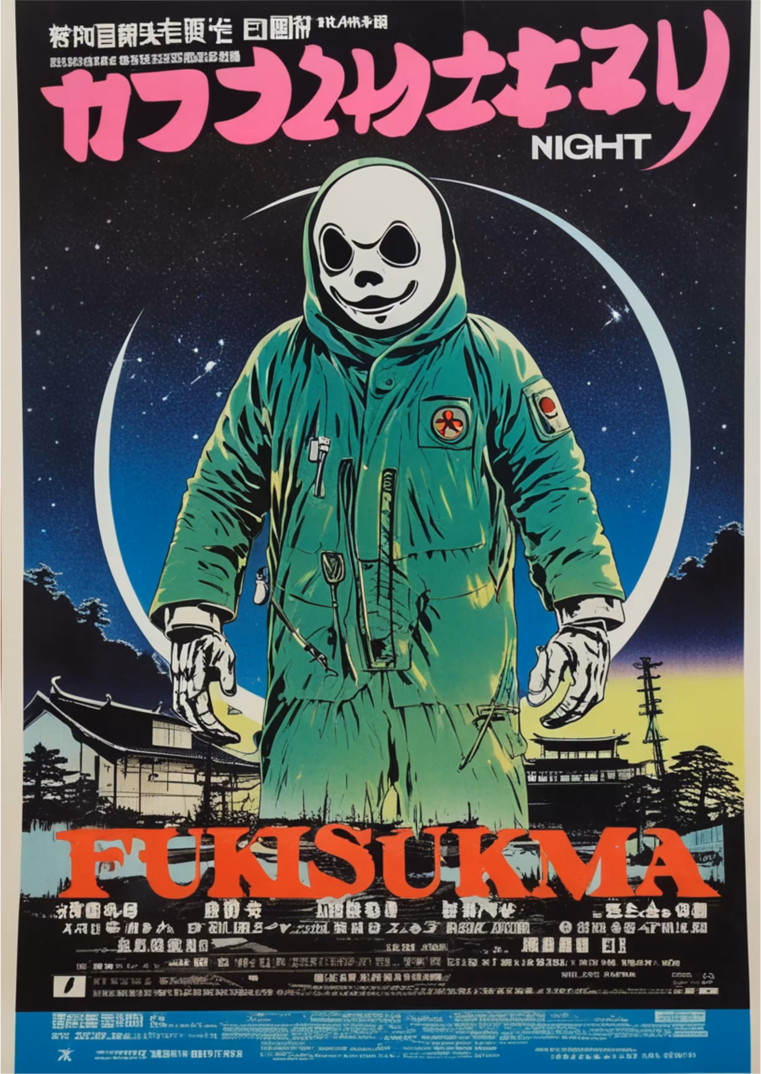 FUKUSHIMA NIGHT GHOST MOVIE POSTER  1981