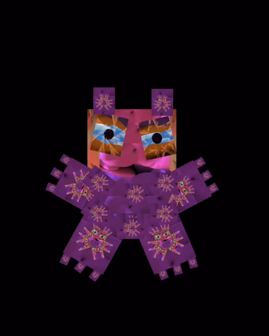 NFT AMULET CRYPTO MONSTER "BABY MAGGOT" 1st edition