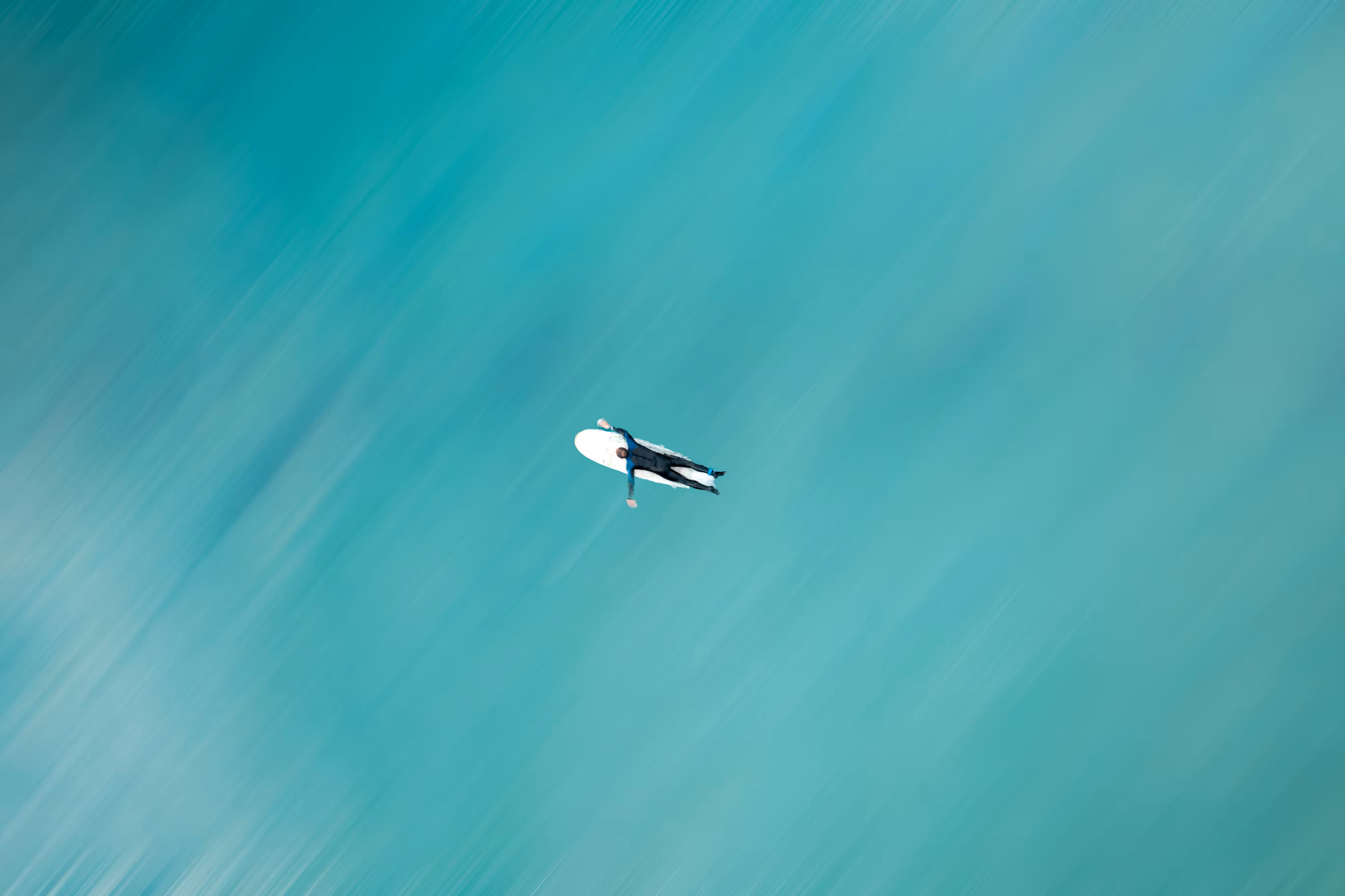Flying the blue