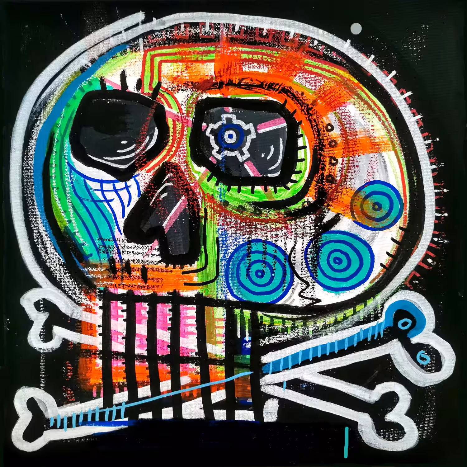 50 Animated Skulls: Animated Skull #2