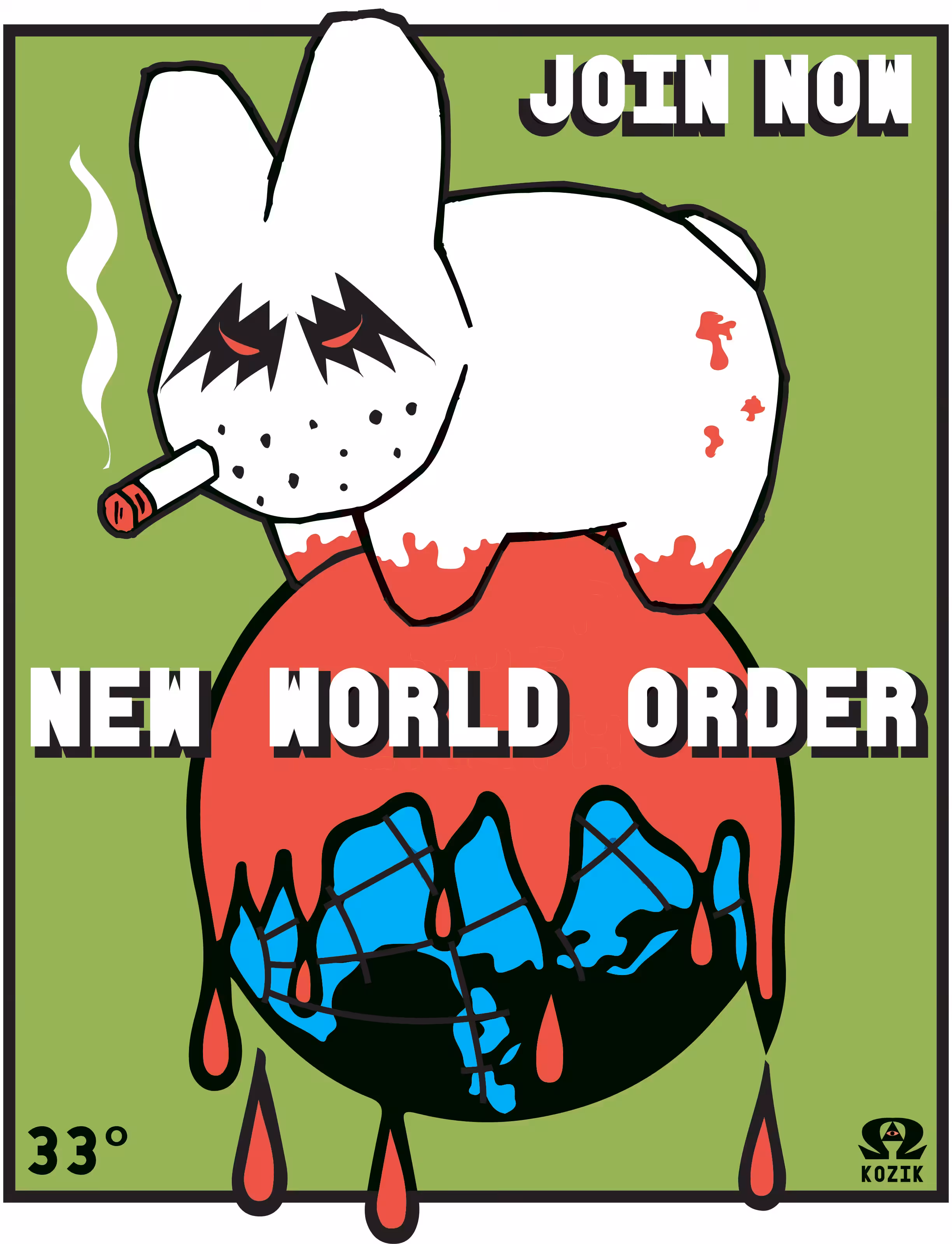 Labbits New World Order in Green
