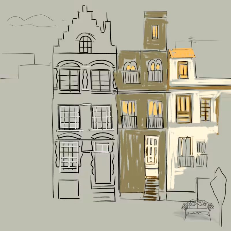 Architectural sketches #100