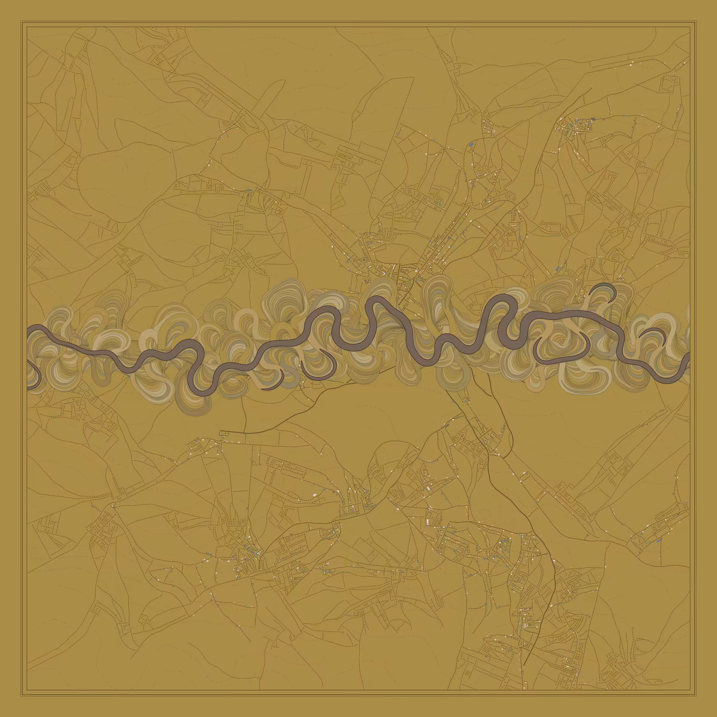 Ancient Courses of Fictional Rivers #928
